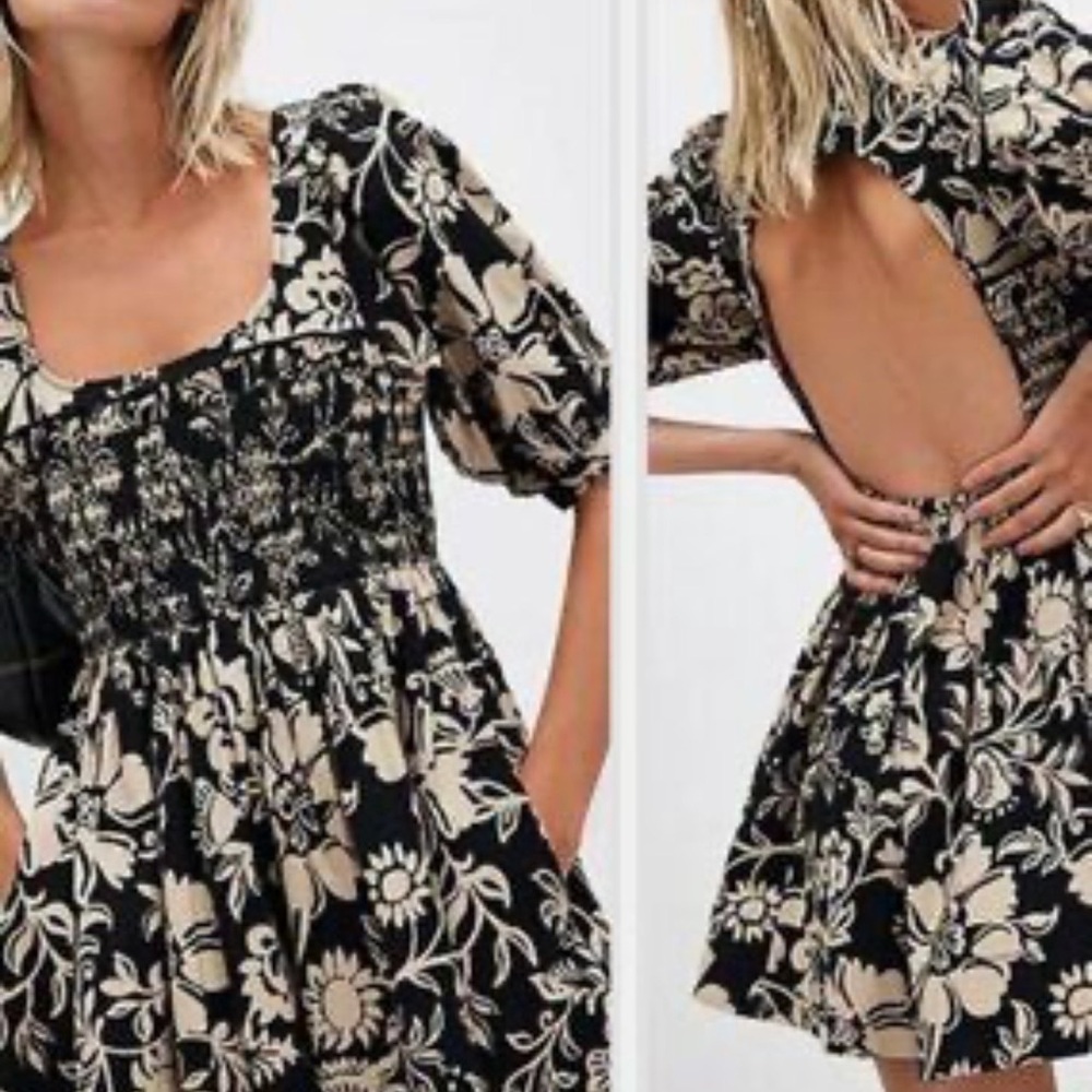FREE PEOPLE DEAR DELILAH MINI DRESS NWT - Picture 2 of 12